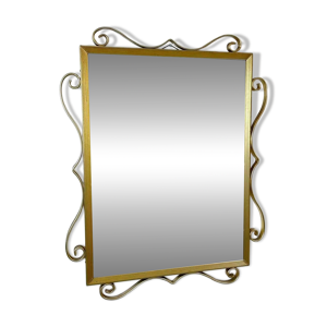 miroir vintage doré