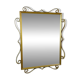 Miroir vintage doré