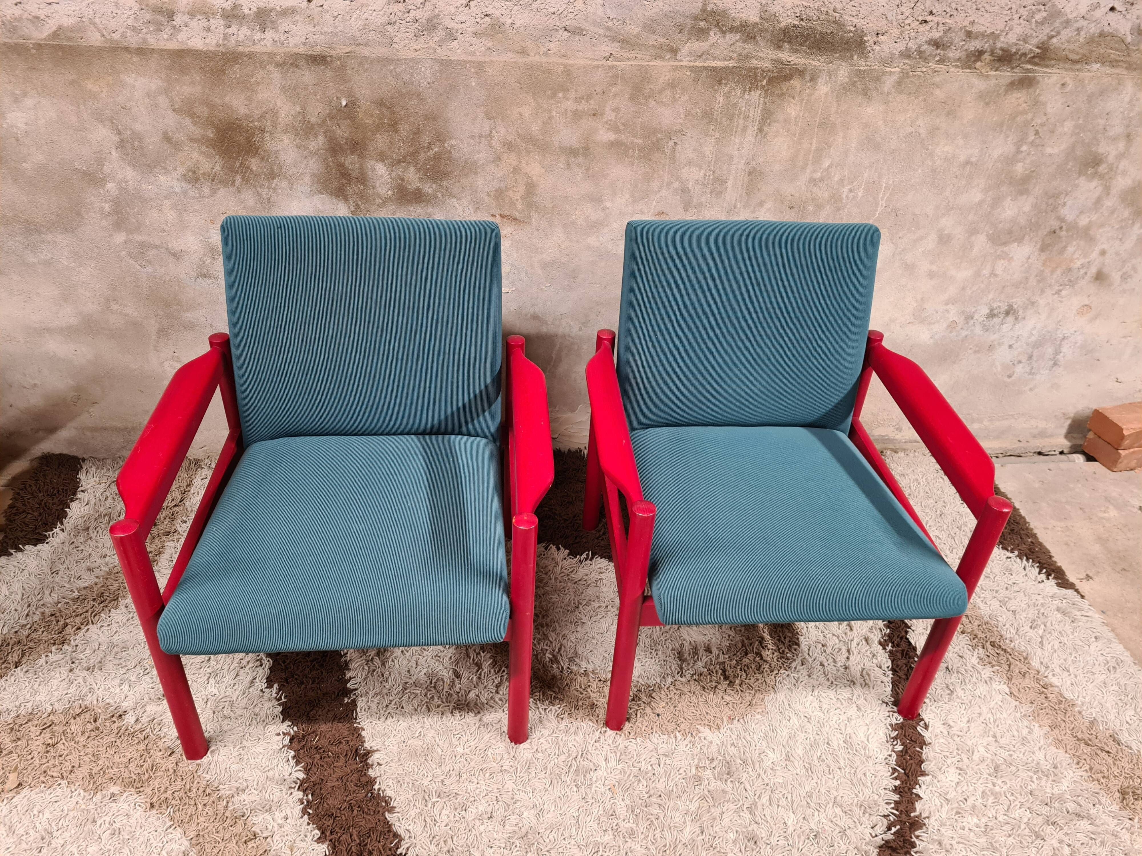 Pair of armchairs year 1960 vintage