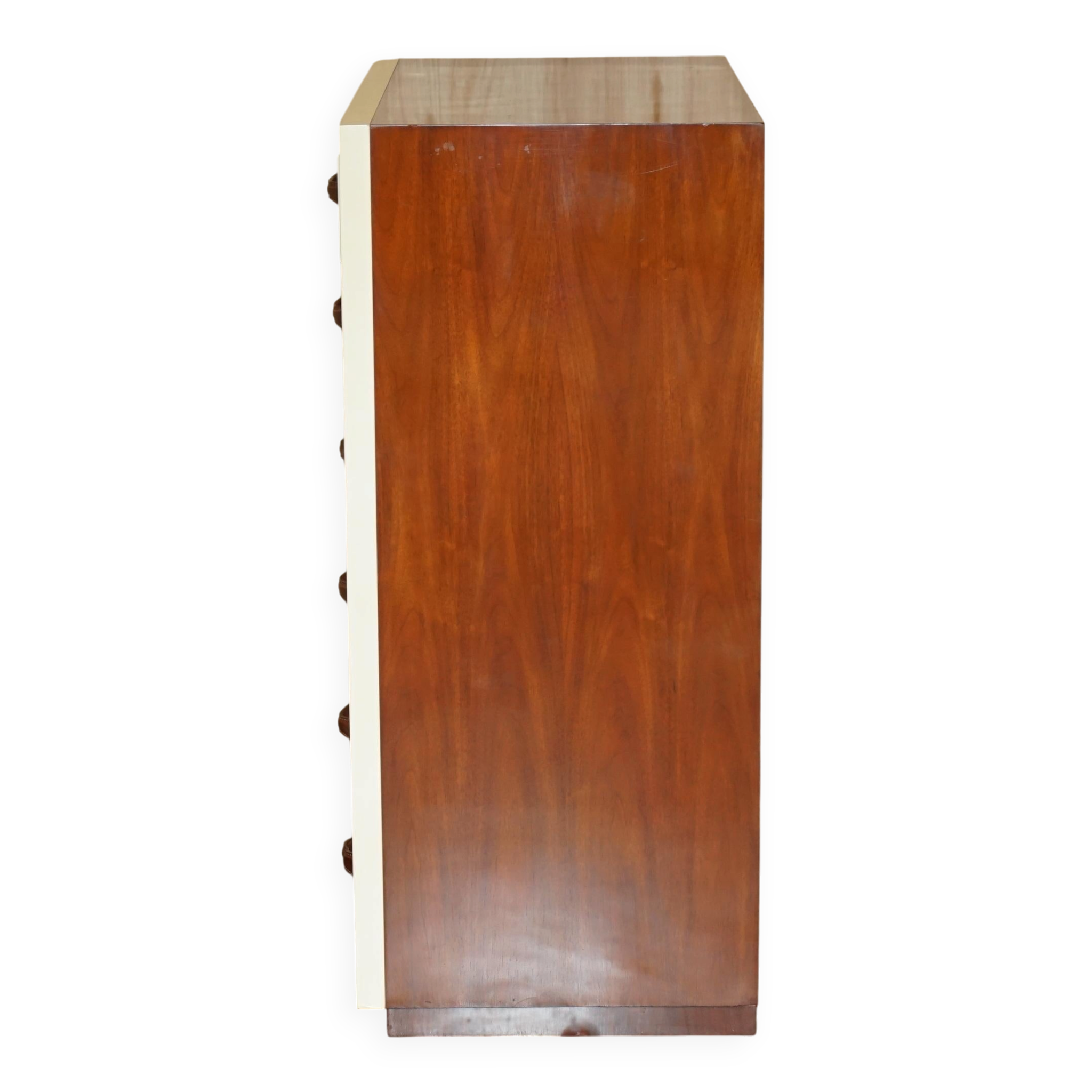 Commode Ralph Lauren Modern Hollywood cuir et bois