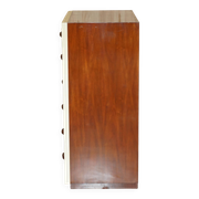 Commode Ralph Lauren Modern Hollywood cuir et bois