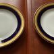 2 Limoges porcelain plates decorated with fine gold
