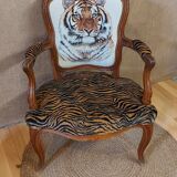 Armchair Louis XV tiger