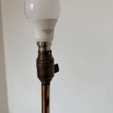 Art Deco lamp in brass and black glass 260496