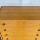 Vintage modernist light chene dresser has 4 drawers anne 1960