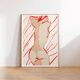 Impression d'art giclée de figure féminine, 50x70cm