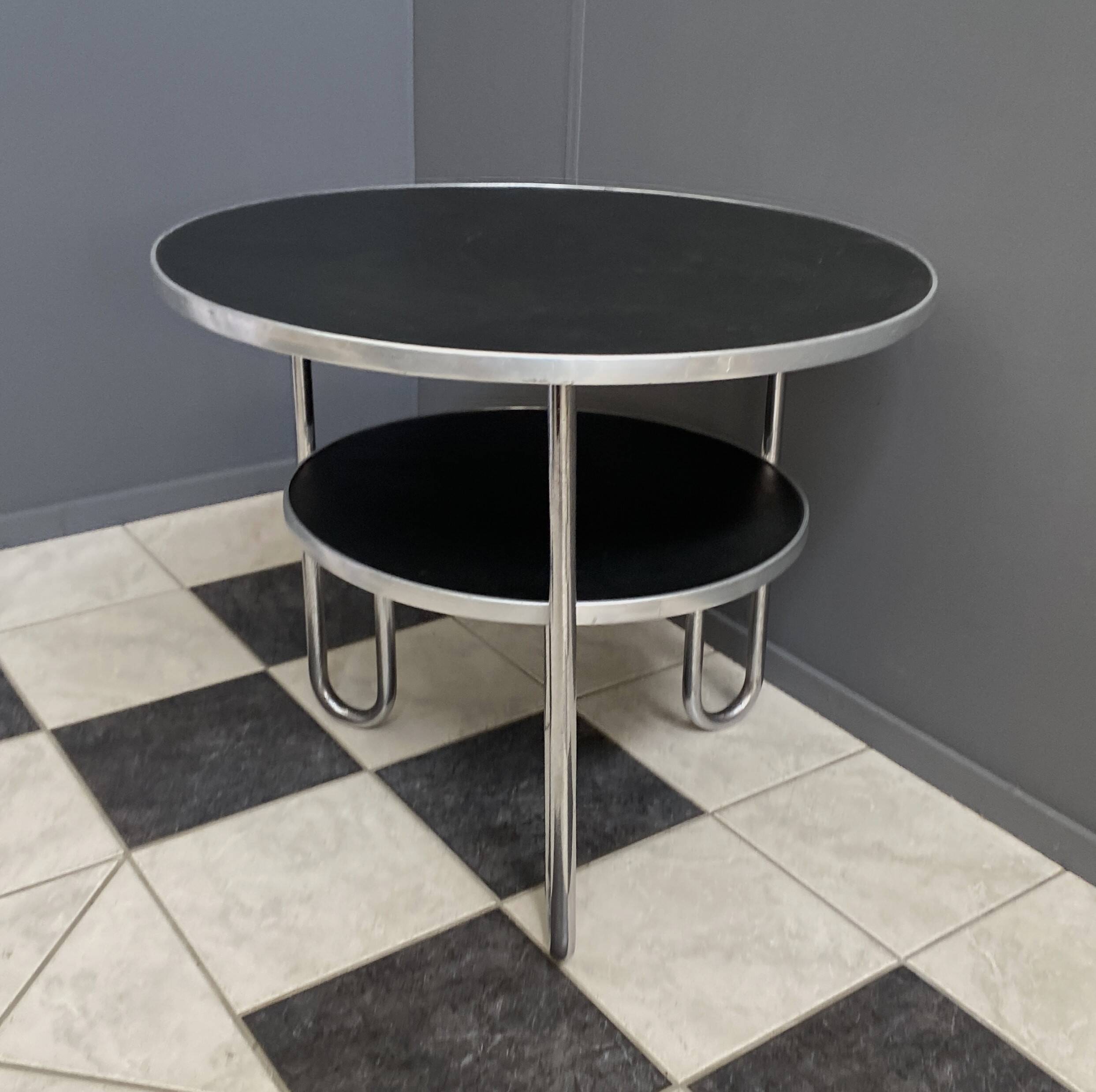 Round 2 tier Mauser Werke Bauhaus coffee table
