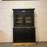 Two-piece patinated sideboard