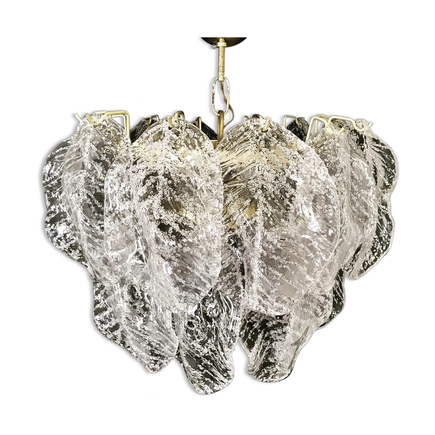 Mazzega chandelier in Murano glass 1960
