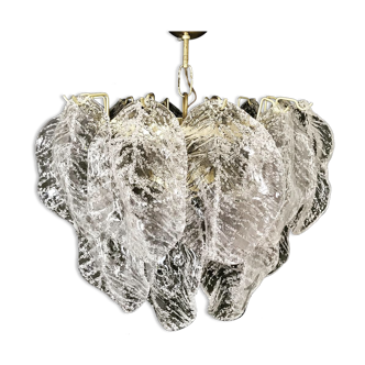 Lustre Mazzega en verre de Murano 1960
