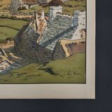 Lithograph by Henri Rivière, Aspects of Nature - The Valley