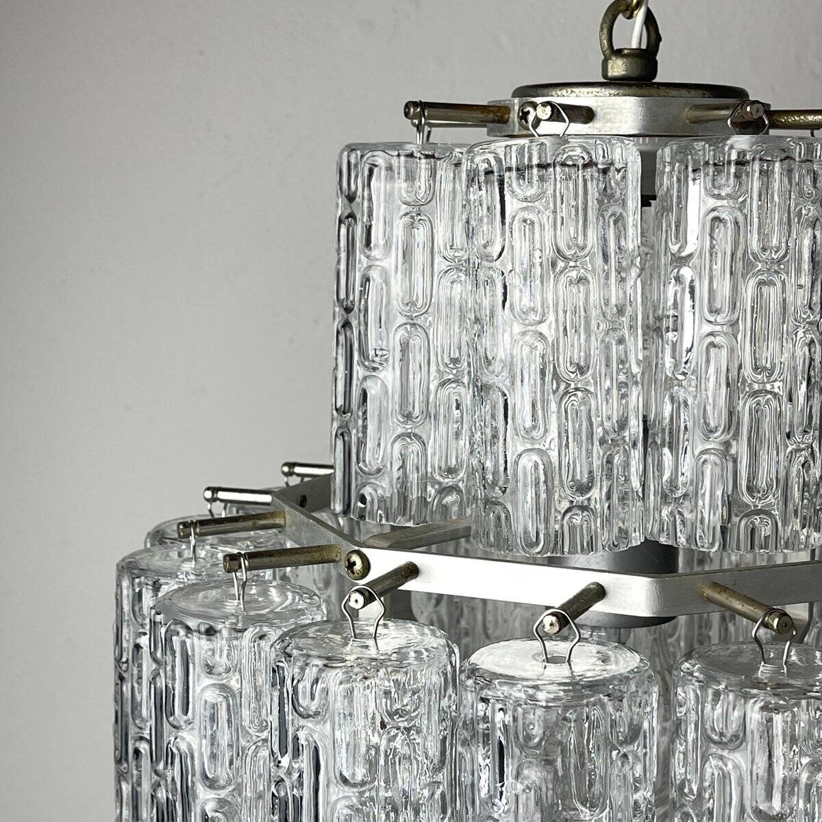 Murano glass chandelier by Venini, Italy, 1960s