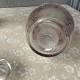 Carafe à liqueur émaillée en verre soufflé