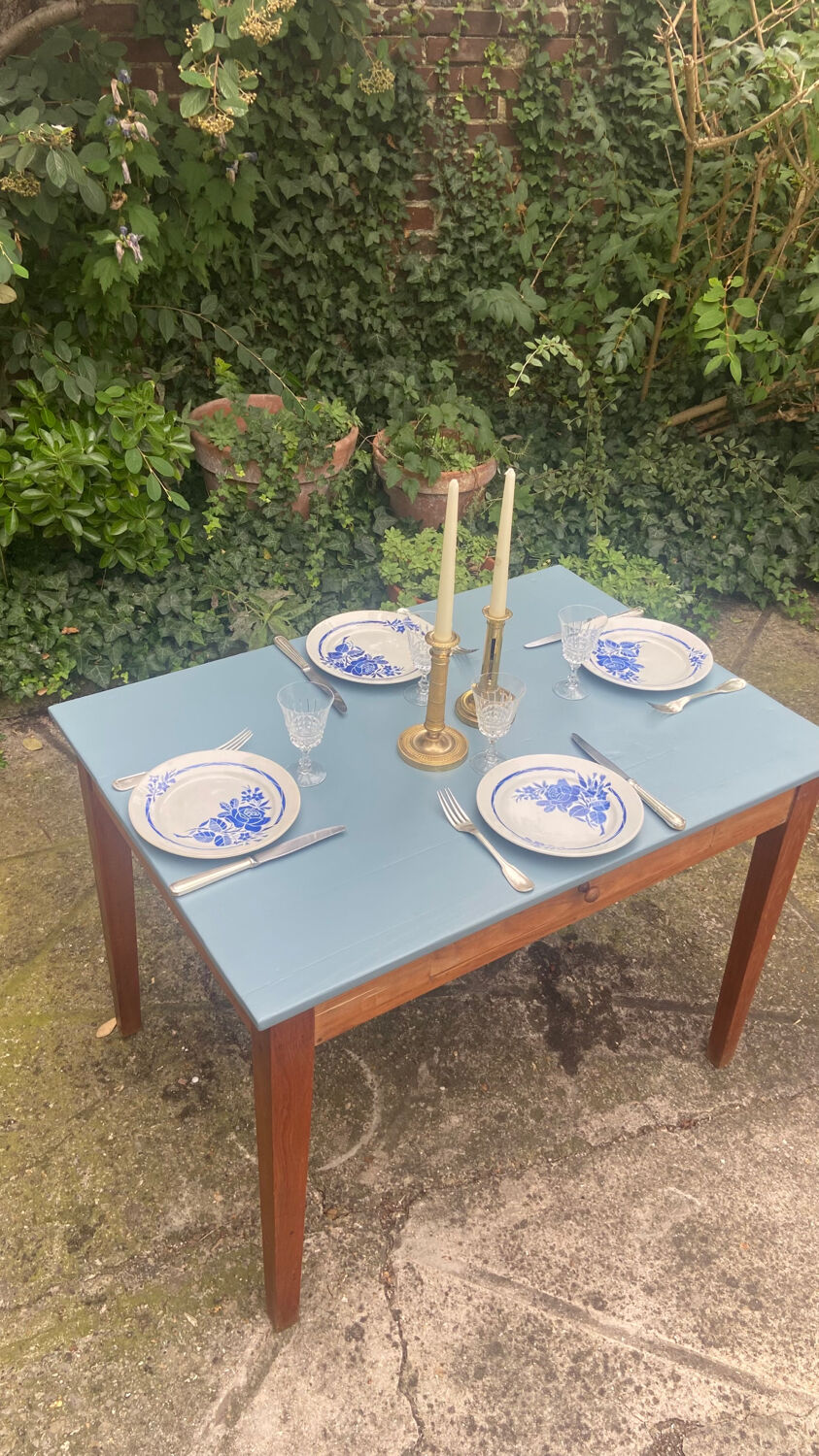 Small vintage farm table or desk 1940