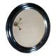 Antique blackened wood mirror