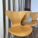 Set of 4 Serie 7 chairs (3107) by Arne Jacobsen / Fritz Hansen