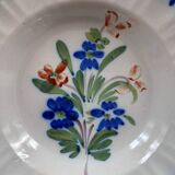 Assiette ancienne décor floral