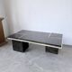 "Rizzo" lacquered and brass coffee-bar table from the 1970s.
