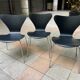 Set de 3 chaises modèle "3107" dites "série 7" d'Arne Jacobsen
