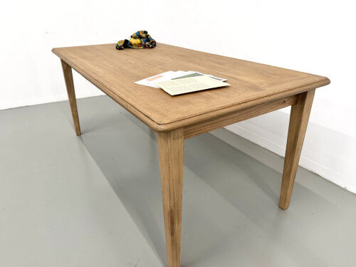 Campaign table in oak and pine, 1970s