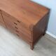 Italian Mid-Century Rationalist Walnut Multi-Drawer sideboard 1970s