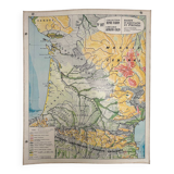Map n107 Aquitaine Basin and Pyrenees