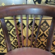 Fauteuil de bureau en bois courbé « Japy Frères »