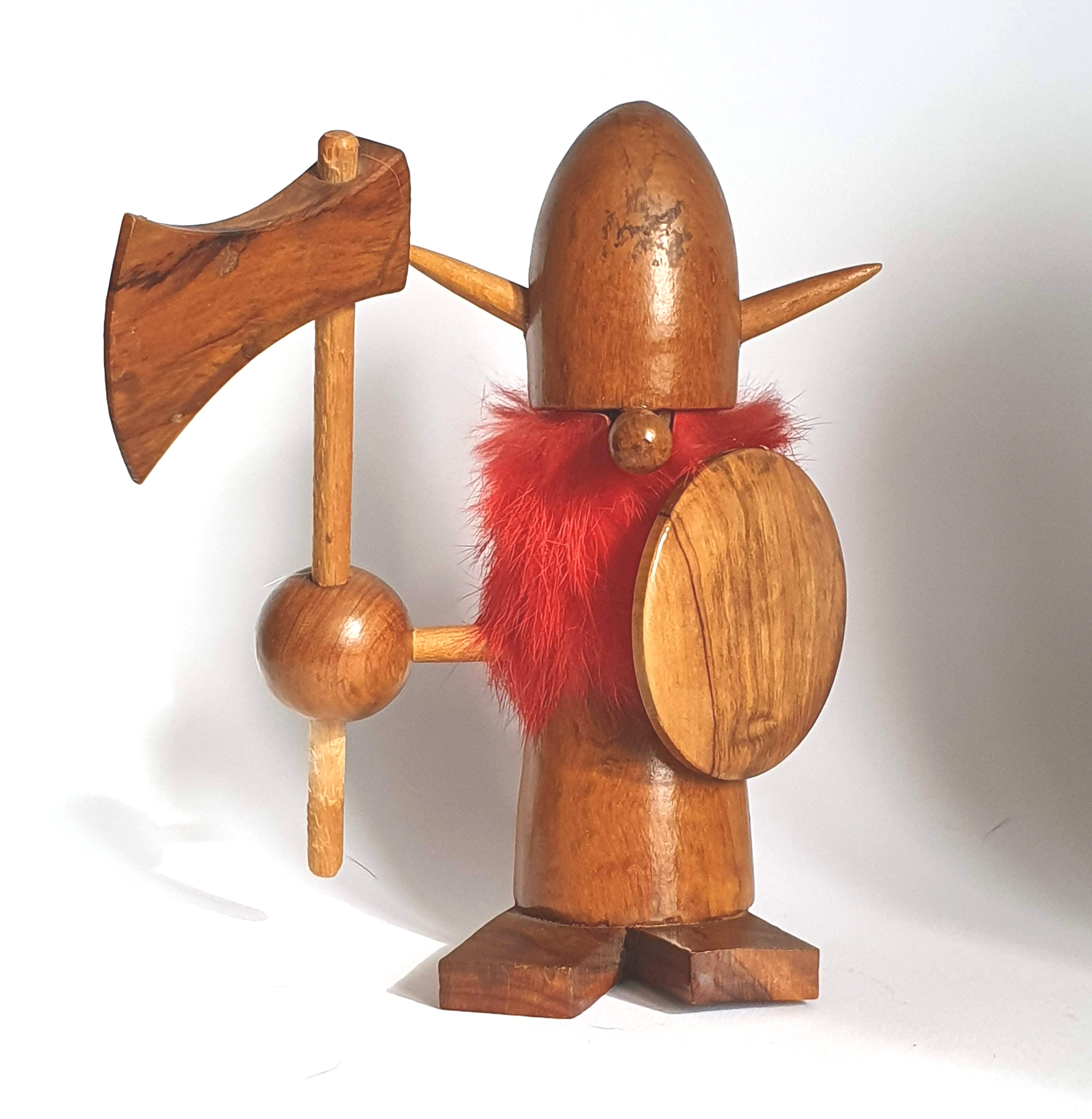 Danish Viking teak figure 60s