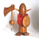 Danish Viking teak figure 60s