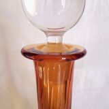 ValléerySthal crystal wine carafe (since 1699), gradient amber color