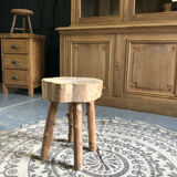 Wooden milking stool
