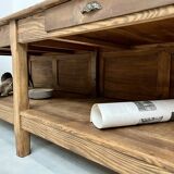Comptoir ancien, table drapière des années 50