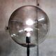 Vintage smoked glass floor lamp, 1970s