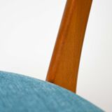 Vintage Danish chairs with upholstered seat
