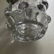 Vintage bubble crystal vase