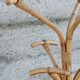 Coat rack parrot in rattan and bamboo