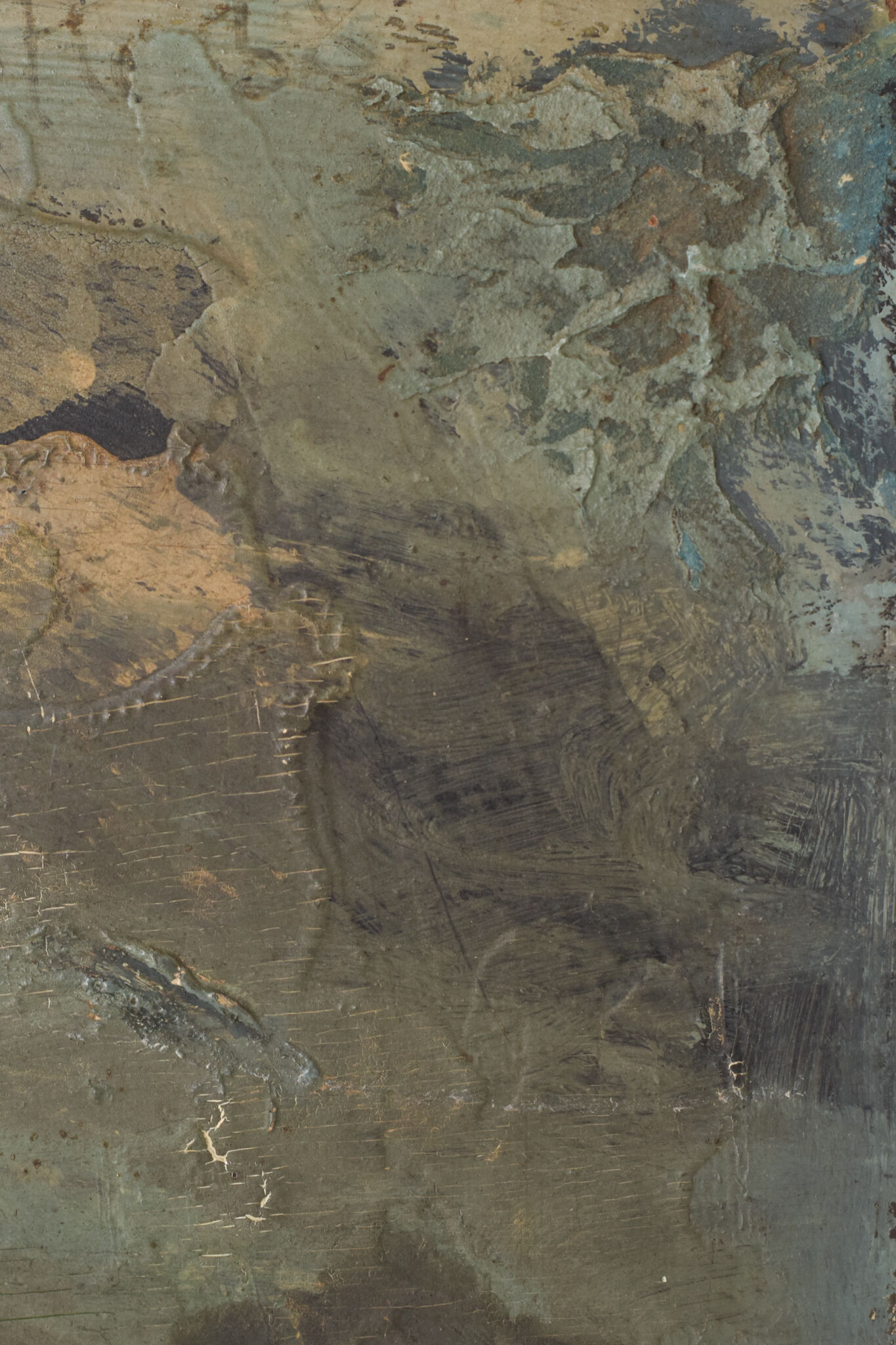 Abstract Oil Painting - Signed Juannette