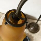 Jeweller's lamp, workshop lamp, glass paste shade