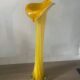 Murano 80's calla arum vase