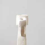Carved stone candlestick 70s