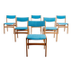 Vintage 6er Set Stühle Erik Buch Danish Mid Century 50er 60er