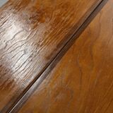 Mahogany extending table by A. Sornay, France 1950