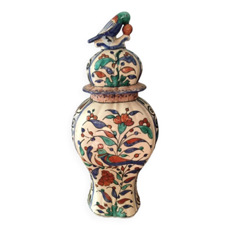 Covered vase