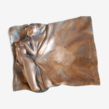 Vide poche bronze Barthélémy femme nue