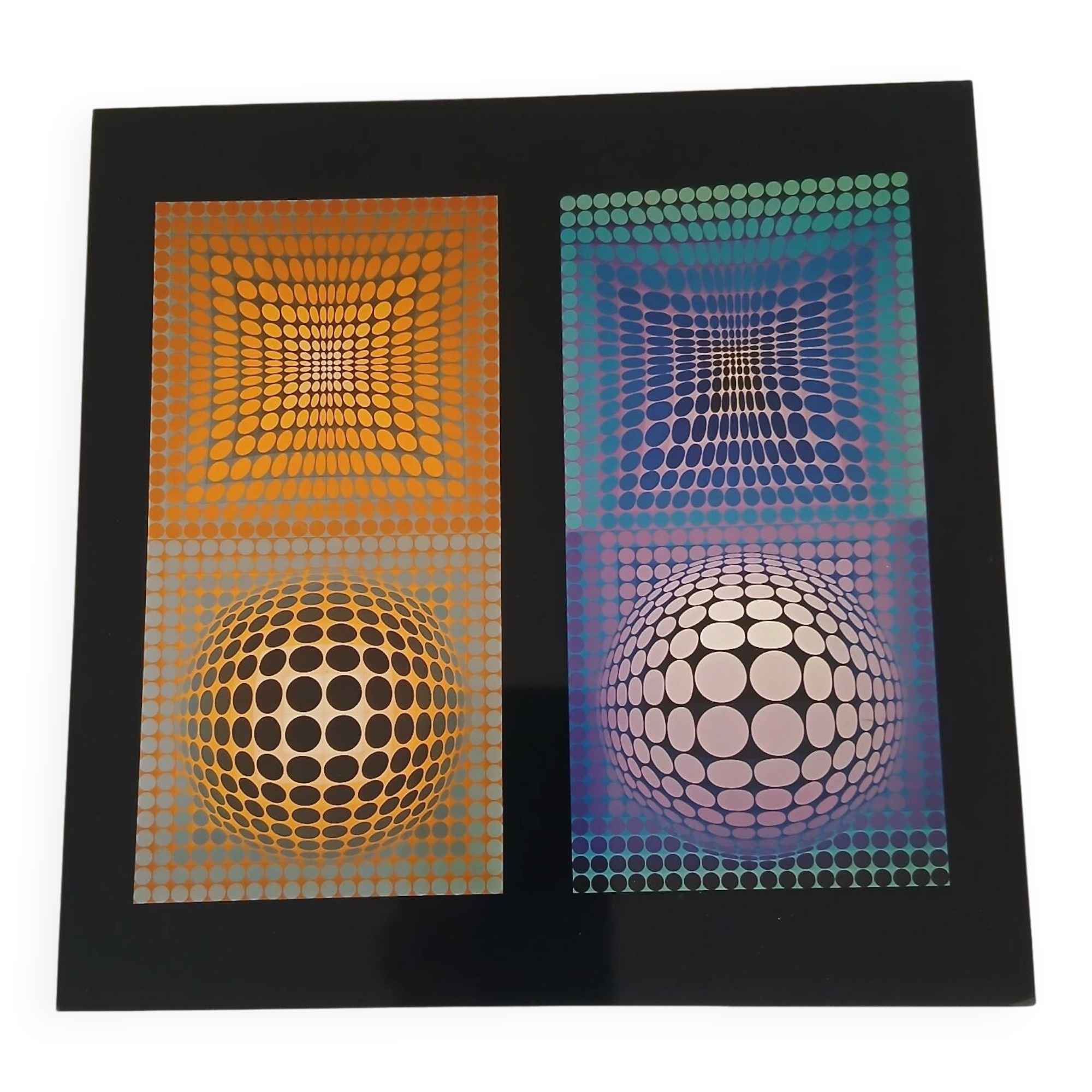 Victor Vasarely Serigraphy op art Editions du Griffon