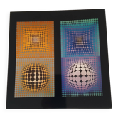 Victor Vasarely Serigraphy op art Editions du Griffon