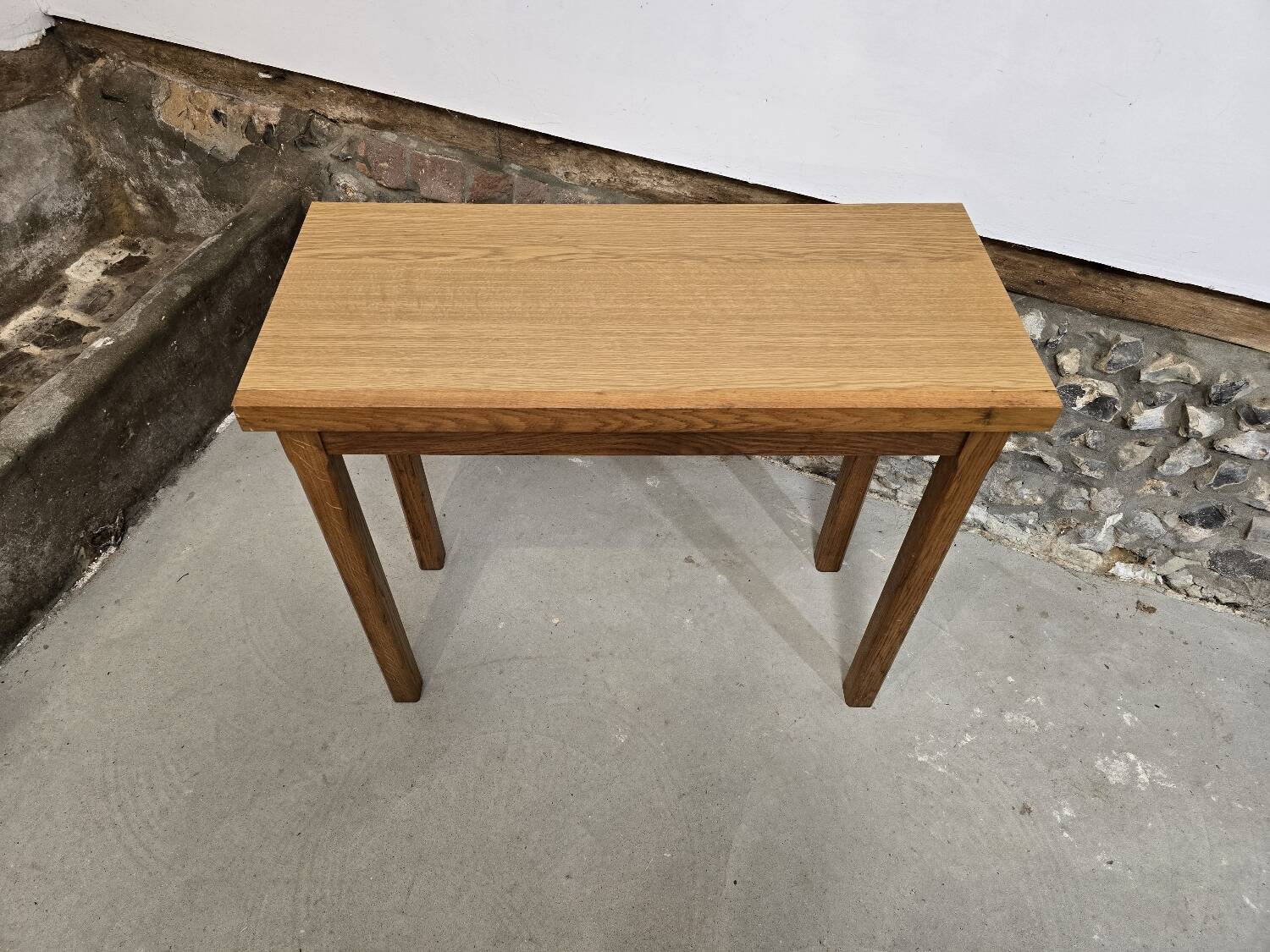 Wooden console, 1970s-1980s