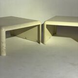 Paire de tables basses vintage 1970/80