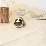 Vintage hand-painted earthenware wall cicada – Provençal retro decor