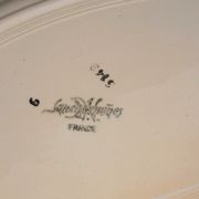 Assiette de service Sarreguemines